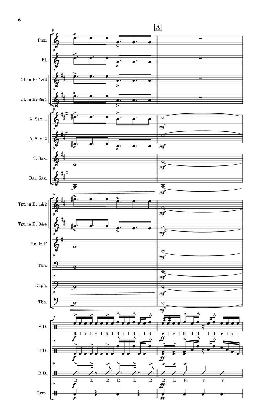 Super Bass by Nicki Minaj Marching Band - Digital Sheet Music page 6