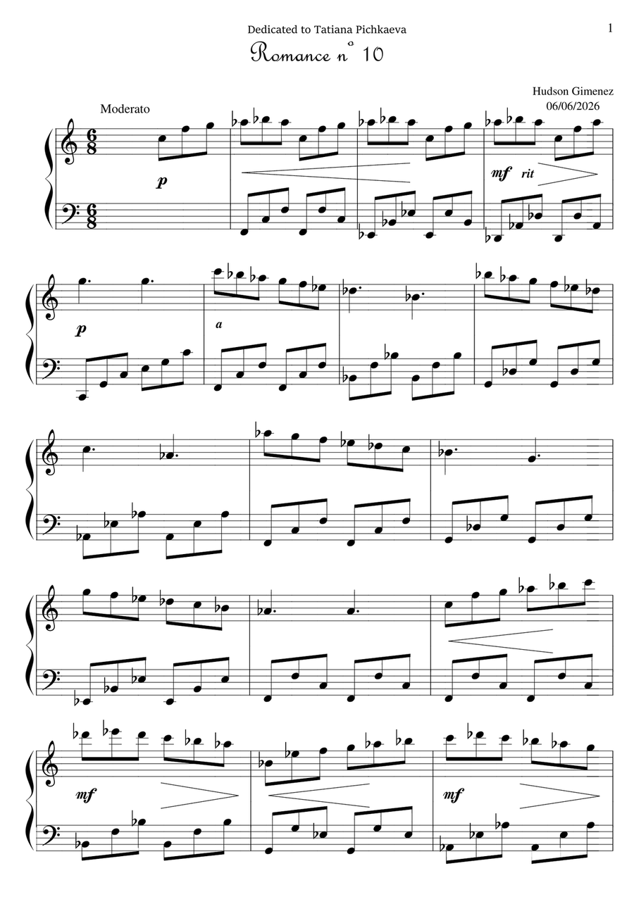 3 Romances - Book 4 Piano Solo - Digital Sheet Music page 2