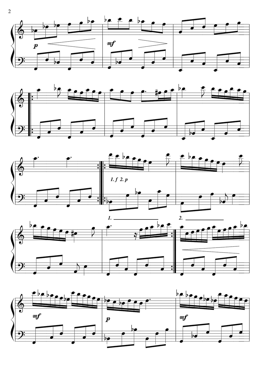 3 Romances - Book 4 Piano Solo - Digital Sheet Music page 3