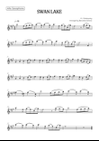 Swan Lake (Theme) • Pyotr Ilyich Tchaikovsky | Alto Sax Sheet Music