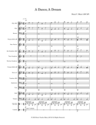A Dance, A Dream Concert Band scores gallery preview page 3