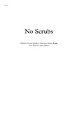 No Scrubs