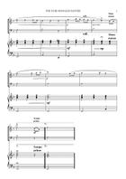 The Star Spangled Banner - Oboe, Bassoon and Piano Woodwind Duet scores gallery preview page 3
