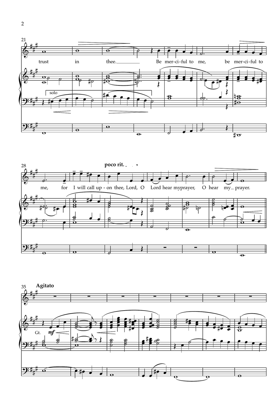 Hear My Prayer Soprano Voice - Digital Sheet Music page 2