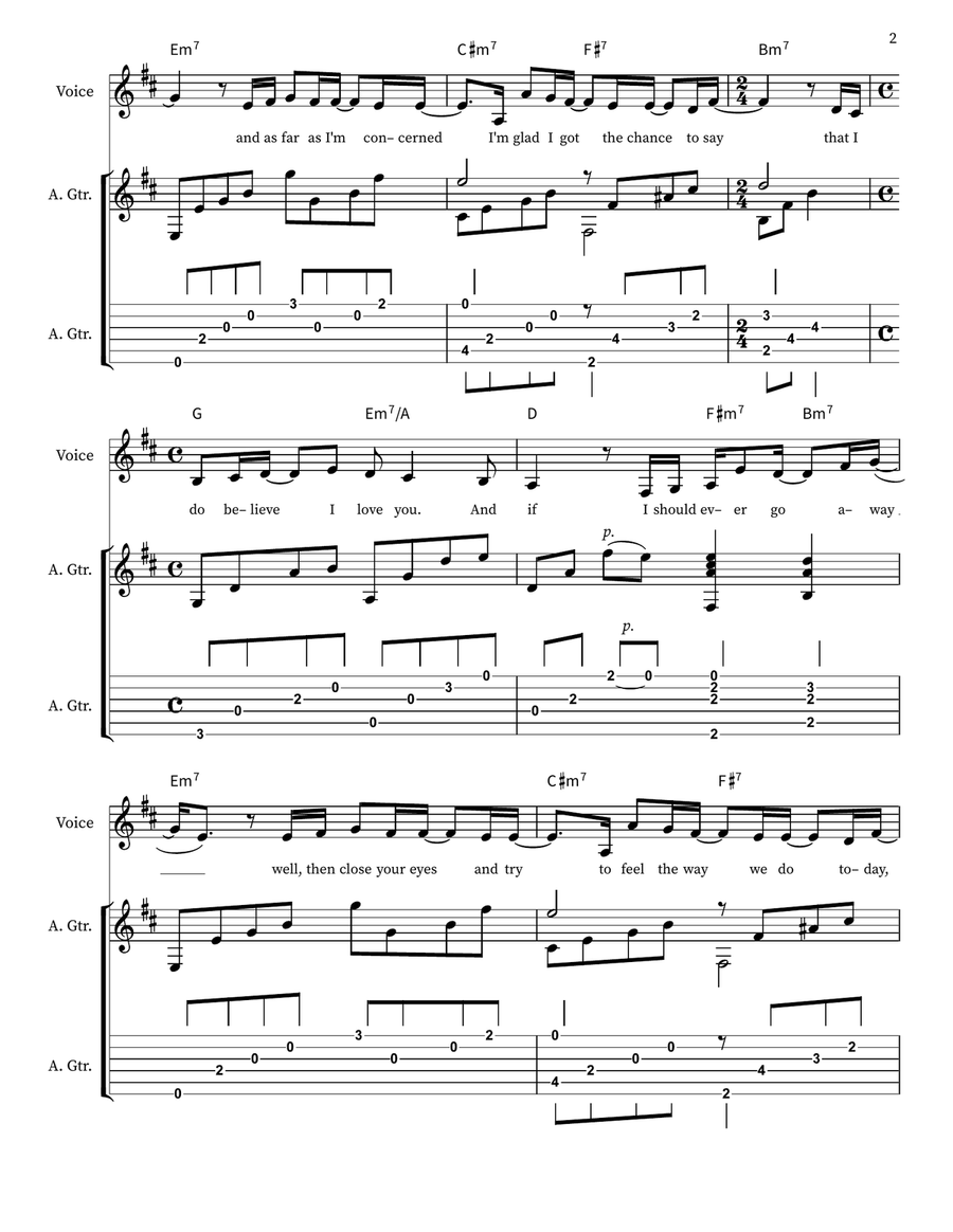 That's What Friends Are For by Burt Bacharach Piano, Vocal - Digital Sheet Music page 2