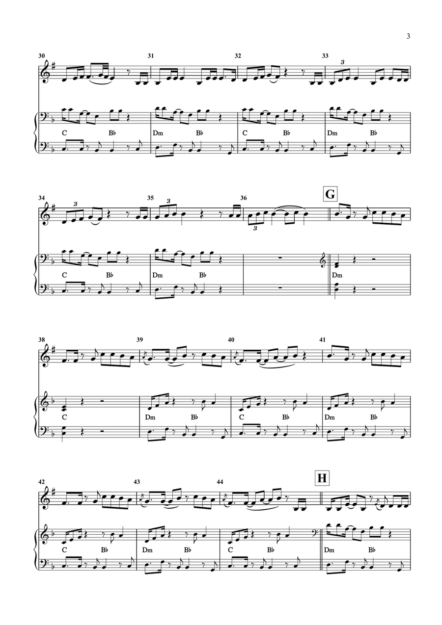 Dai Dai by Shakira Trumpet Solo - Digital Sheet Music page 3