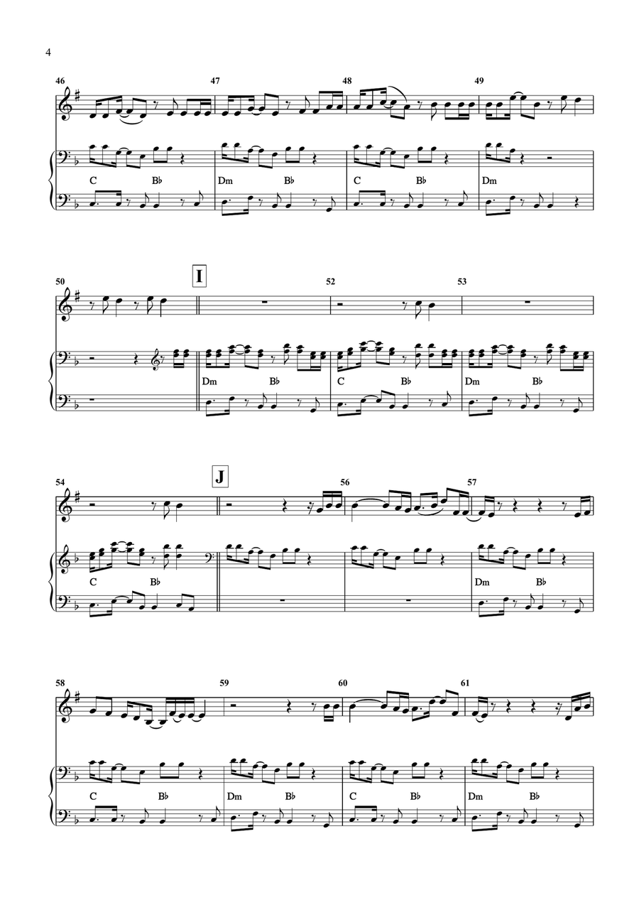 Dai Dai by Shakira Trumpet Solo - Digital Sheet Music page 4