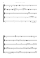 O adoranda trinitas SATTB scores gallery preview page 4