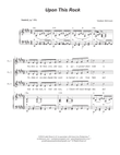 Upon This Rock (2-part choir)