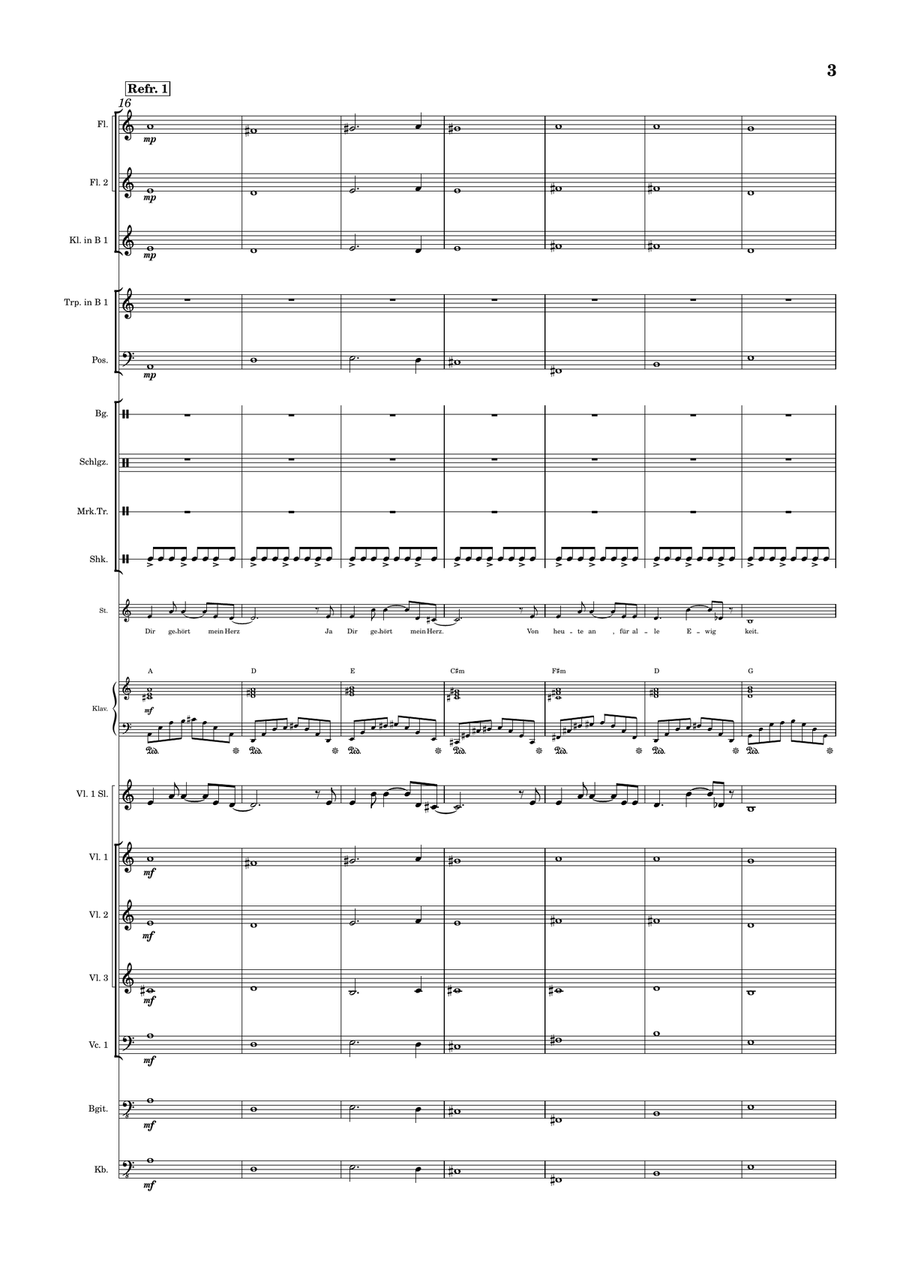 You'll Be In My Heart by Phil Collins Full Orchestra - Digital Sheet Music page 3