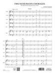 Two Schumann Chorales (arr. Carl Strommen) - Conductor Score (Full Score)