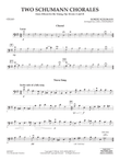 Two Schumann Chorales (arr. Carl Strommen) - Cello