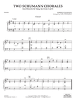 Two Schumann Chorales (arr. Carl Strommen) - Piano