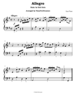 Allegro - Satie (Easy Piano)