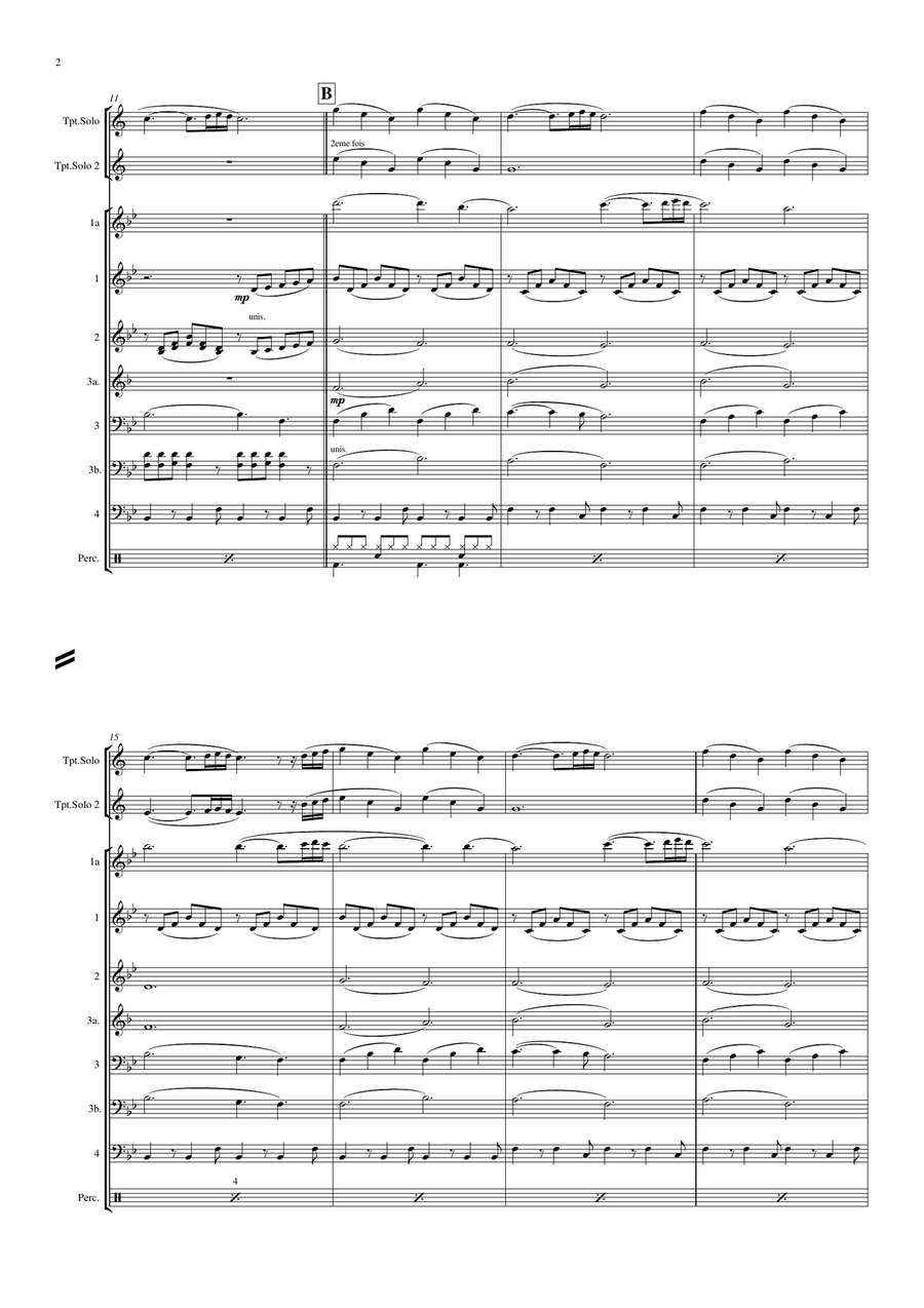 Il Silenzio Concert Band - Digital Sheet Music page 4