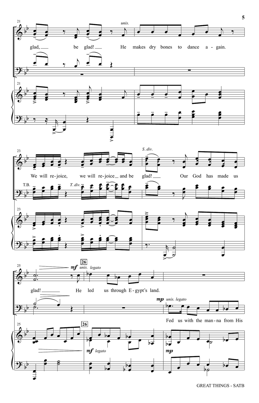Great Things by Heather Sorenson 4-Part - Digital Sheet Music page 4