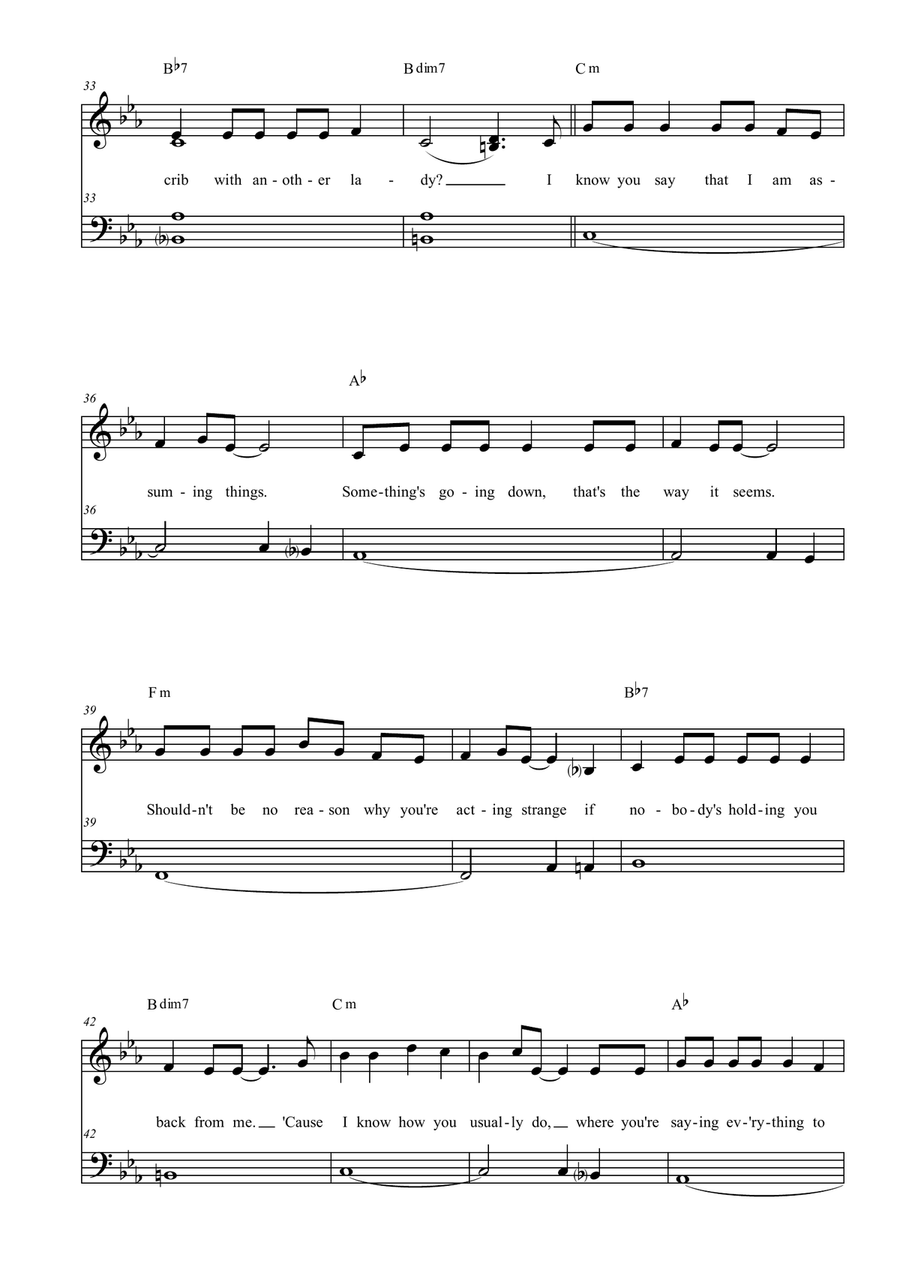 Say My Name by Destiny's Child Easy Piano - Digital Sheet Music page 3