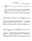 Ave Maria - Xylophone Solo and Piano - Easy/Intermediate