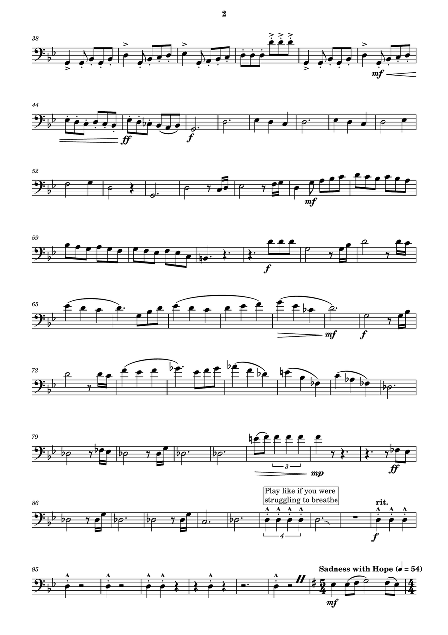Waiting for the Death Hit Bass Trombone - Digital Sheet Music page 3