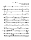 Ave Maria - Quartet Strings - Easy/Intermediate
