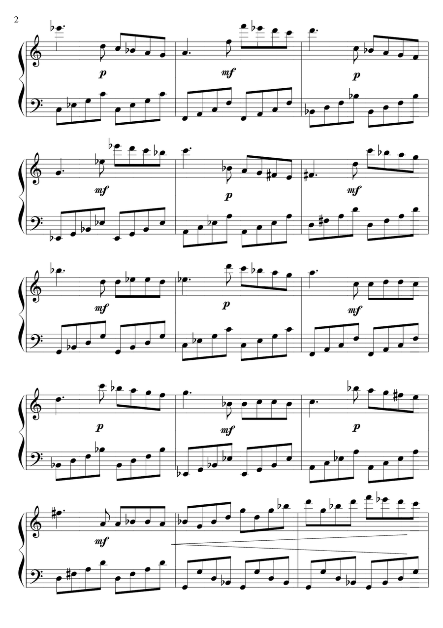 3 Romances - Book 5 Piano Solo - Digital Sheet Music page 3