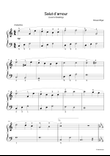 Salut d'amour (Love's Greeting) - Elgar - Piano Solo (Easy)