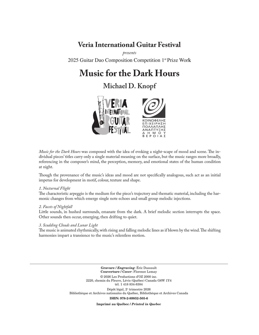 Music for the Dark Hours Guitar Duet - Digital Sheet Music page 2