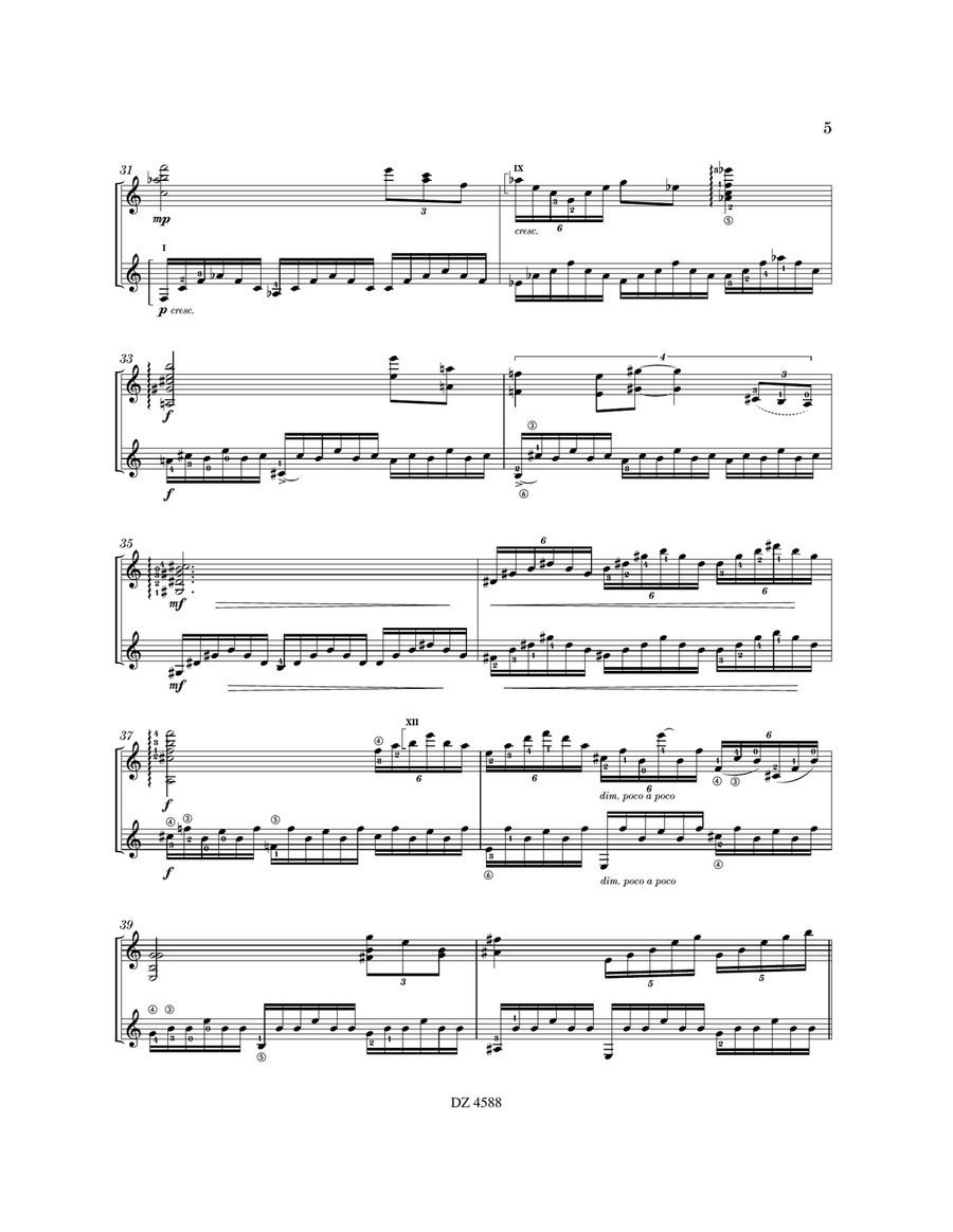 Music for the Dark Hours Guitar Duet - Digital Sheet Music page 6