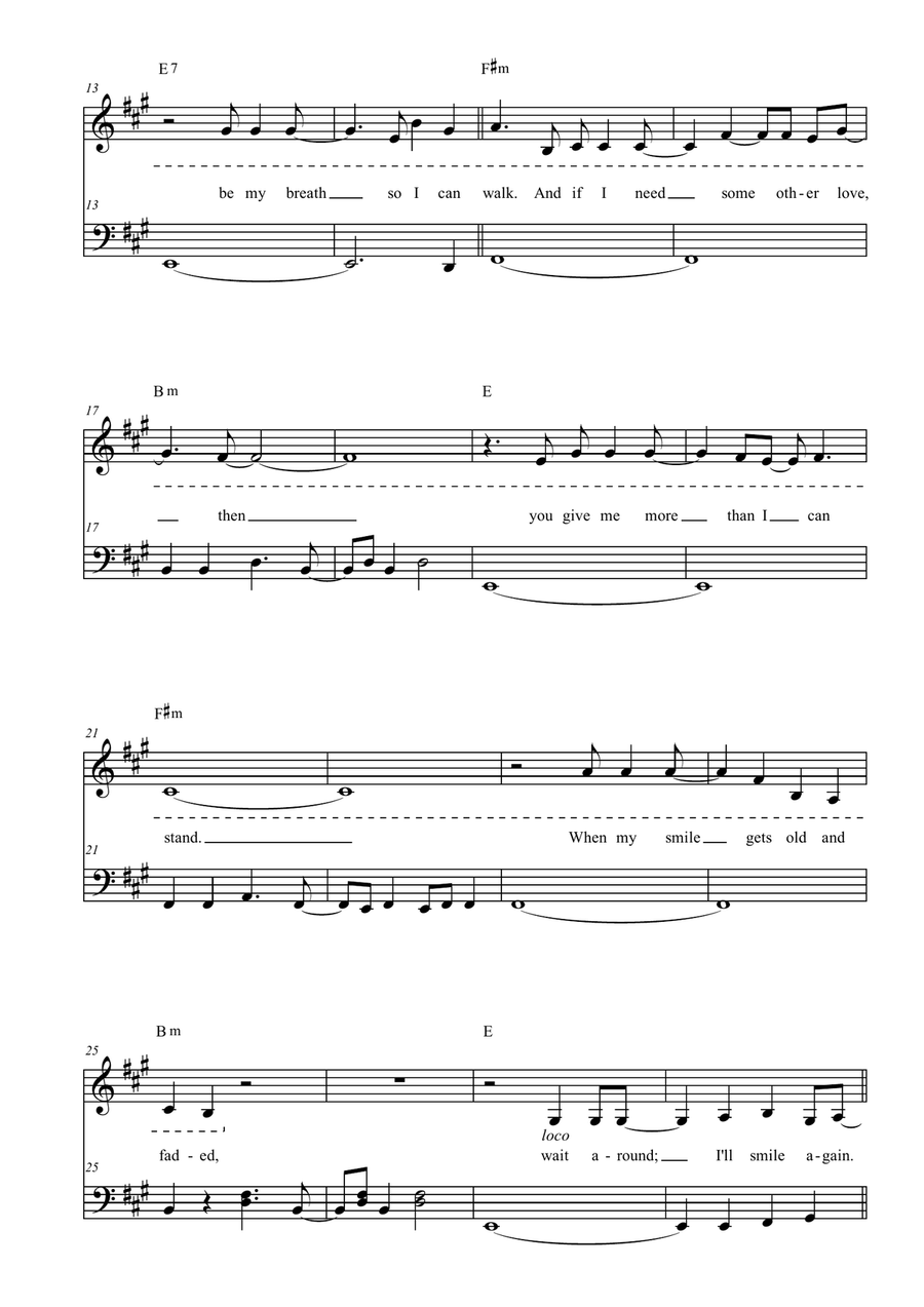 Bent by Matchbox Twenty Easy Piano - Digital Sheet Music page 2