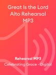 Great Is the Lord Alto Rehearsal MP3
