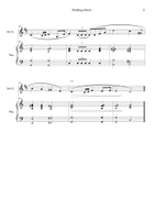 Wedding March (Clarinet Solo with Piano Accompaniment) B-Flat Clarinet scores gallery preview page 5