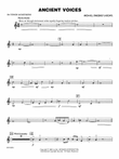 Ancient Voices - Bb Tenor Saxophone