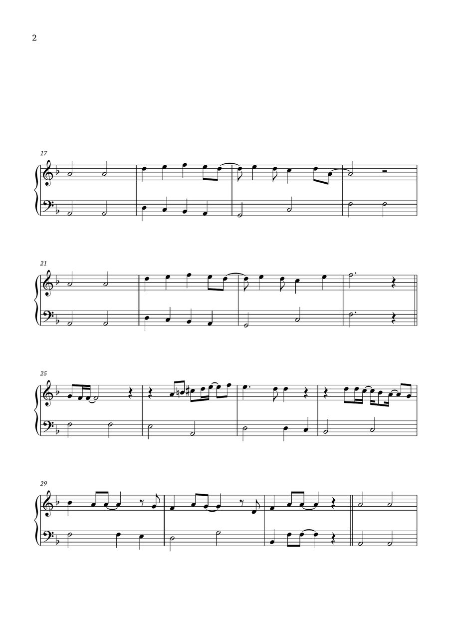 Yesterday by The Beatles Easy Piano - Digital Sheet Music page 2