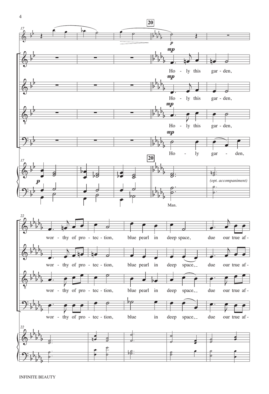 Infinite Beauty 4-Part - Digital Sheet Music page 4