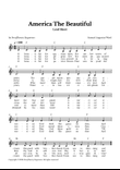 America The Beautiful - Lead Sheet
