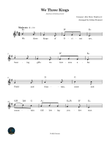 We Three Kings - Lead Sheet