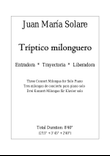 Tríptico milonguero * Milonga Triptych (3 concert milongas) [piano solo]
