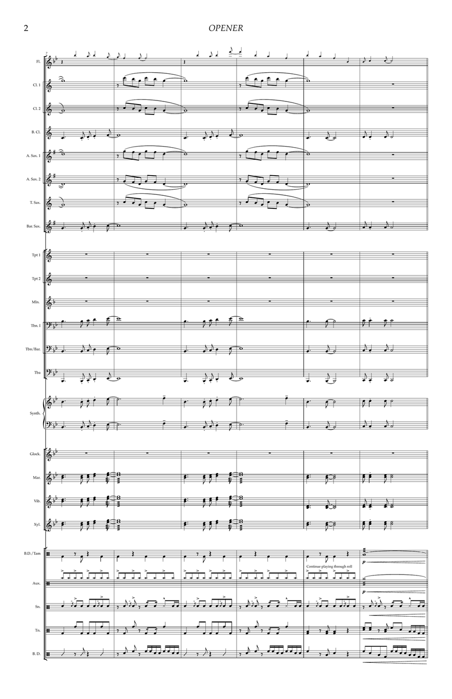 Defying Gravity by Stephen Schwartz Marching Band - Digital Sheet Music page 2