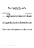 America The Beautiful - For Solo Contrabass