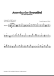America The Beautiful - For Solo Bassoon