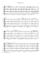 TUMBALALAIKA – CLARINET QUARTET Clarinet Quartet scores gallery preview page 4