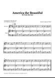 America The Beautiful - For Solo Alto Sax (With Piano accompaniment)