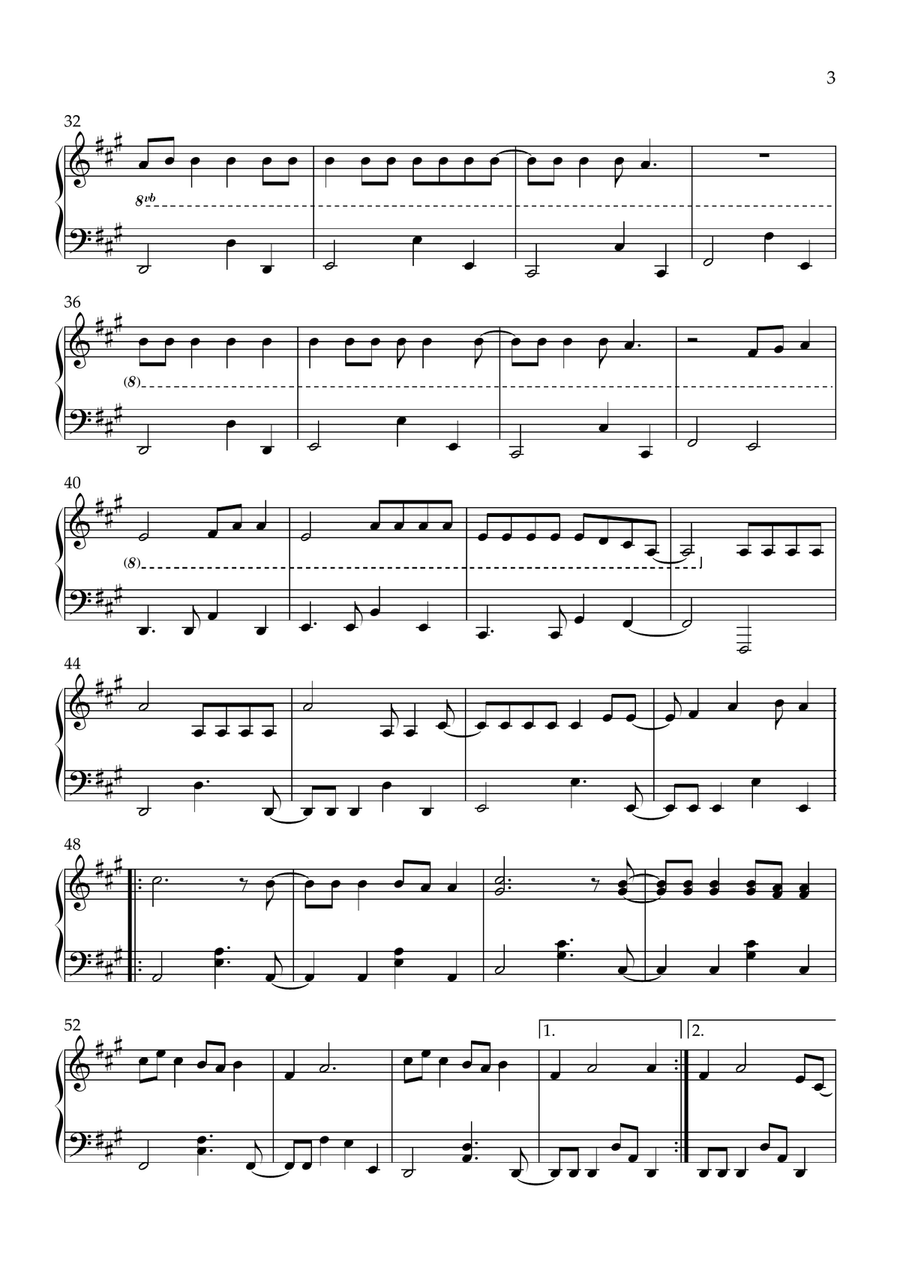 Cruel Summer by Taylor Swift Piano Solo - Digital Sheet Music page 3