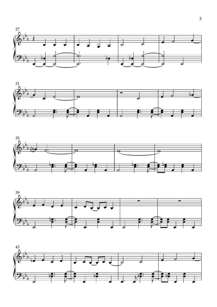 My Future by Billie Eilish Piano Solo - Digital Sheet Music page 3