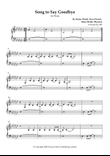 Song To Say Goodbye