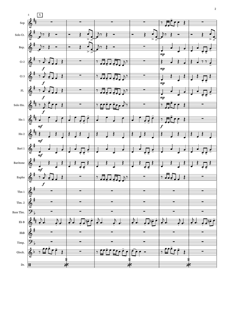 Are Friends Electric? Large Ensemble - Digital Sheet Music page 2