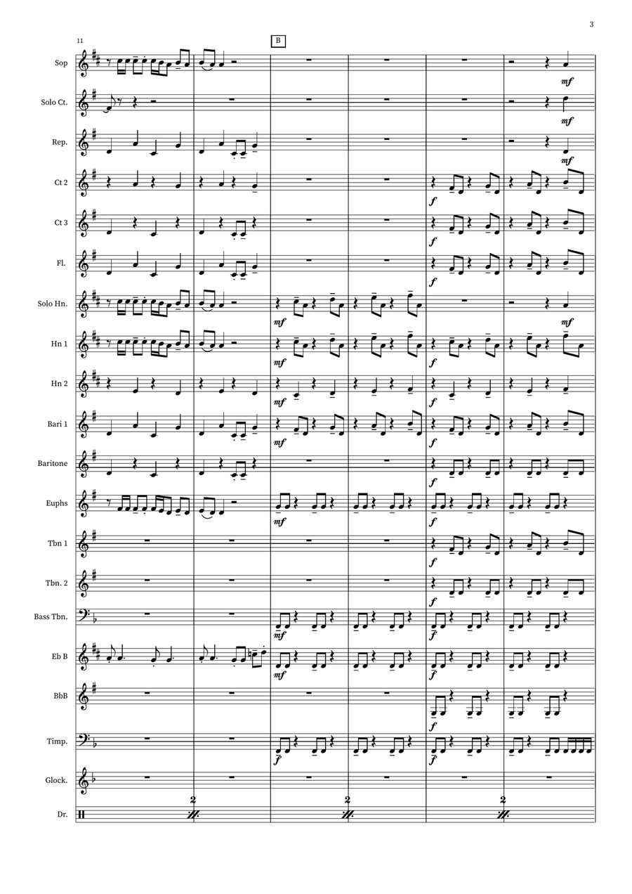 Are Friends Electric? Large Ensemble - Digital Sheet Music page 3