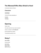 The Werewolf Who Was Afraid To Howl Piano, Vocal scores gallery preview page 5