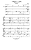 Bethlehem Lullaby (SA/2-part)