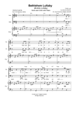 Bethlehem Lullaby (Violin, Cello, and Piano)